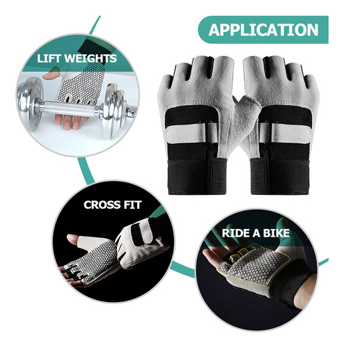 1 Par De Guantes De Gimnasio Transpirables, Portátiles