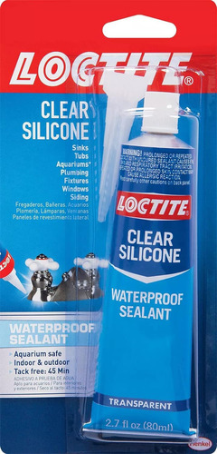 Loctite Sellador Impermeable De Silicona Transparente 80ml