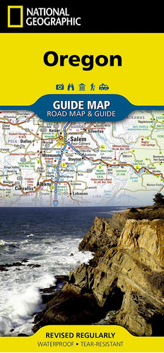 Libro: Oregon Map (national Geographic Guide Map)
