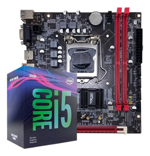 Kit Upgrade Core Intel I5 9500 9ª Geração Placa Mãe B250