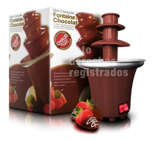 Fuente De Chocolate Mini, Maquina Fondeu 3 Niveles