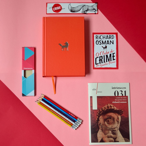 Livro O Clube Do Crime Das Quintas-feiras - Edição Especial Com Brindes E Revista Do Clube Intrínsecos - Kit 31 - Capa Dura - Richard Osman - Novo E Lacrado