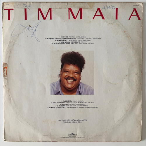 Lp Tim Maia - Carinhos (Usado)