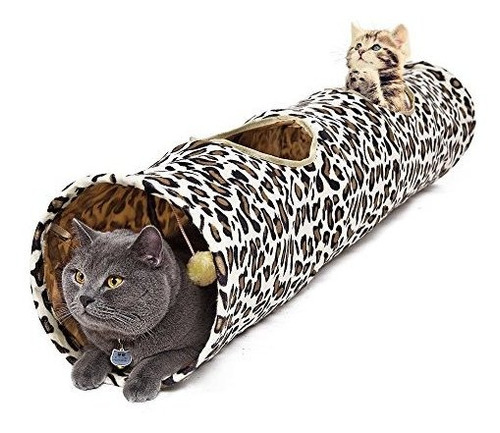Pawz Camino Cat Túnel Arrugada De Leopardo Cat