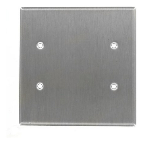 Leviton 84125  40 2-gang Ningún Dispositivo Wallplate En Bl