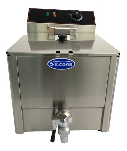 Freidora Electrica Silcook 8 Litros Con Canilla Hef8lt