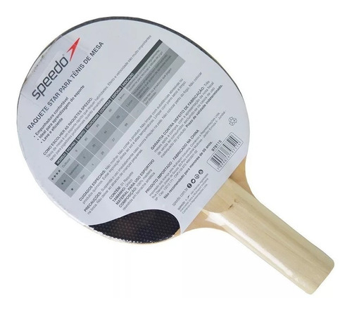 Raquete Para Ping Pong Tênis De Mesa Star Speedo 978115