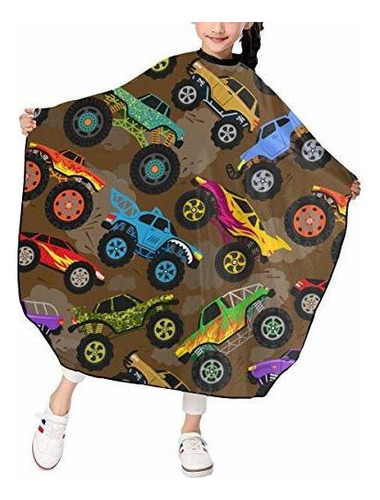 Monster Truck Show Cartoon Vehicle Kids Haircut Barber C