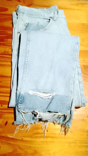 Pantalón Wrangler Prelavado Roto Hombre Talle 33 (44) Ver (Usado)