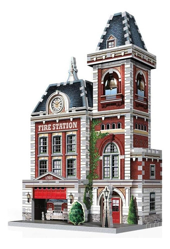 Wrebbit 3d Urbania Collection Parque De Bomberos Puzzle 3...