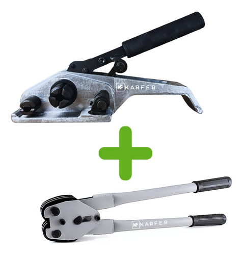 Combo Esticador Reforçado + Selador Fita Plástica 13 E 16mm