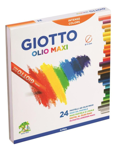 Lapices Pastel Oleo 24 Colores Giotto