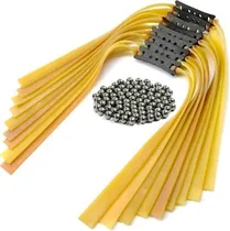 Comprar Atiradeira Estilingue Kit 2 Elásticos 1,5mm + 500esferas Aço