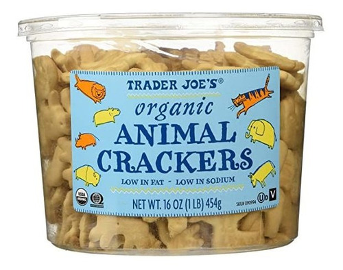 Trader Joes Orgánicos Animal Crackers 16 Oz.