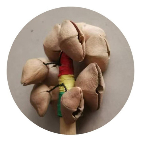Sonajero De Mano Para Cáscaras De Nueces Con Mango De