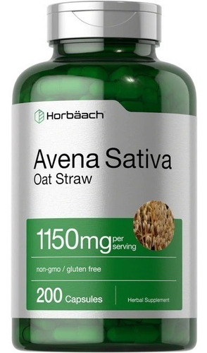 Horbaach I Avena Sativa Extract | 1150mg | 200 Capsulas