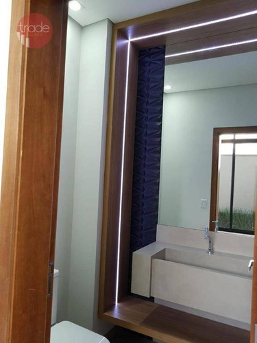 Casa Com 3 Dormitórios À Venda, 186 M² Por R$ 1.280.000,00 - Bonfim Paulista - Ribeirão Preto/sp - Ca3815