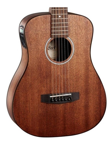 Violão Cort Aço Adminiedx Elétrico Mahogany Com Bag