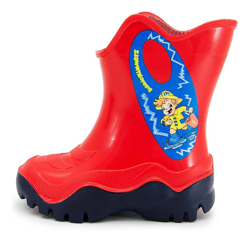 Bota Lluvia Niño Bubble Gummers Moon Rojo Marino 13-21