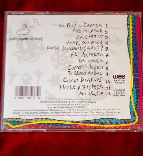 Maná Donde Jugarán Los Niños Cd Estándar (Usado)
