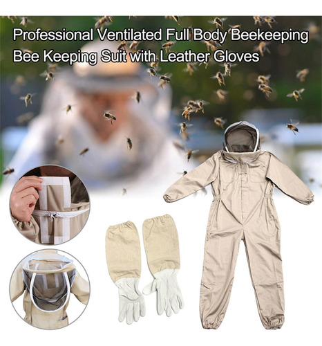 Traje Protector De Abejas Traje De Apicultura Ropa Protector