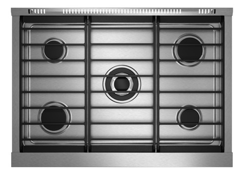 Cocina Morelli Prego 900 Touch Inox 5 Hornallas Con Visor D1
