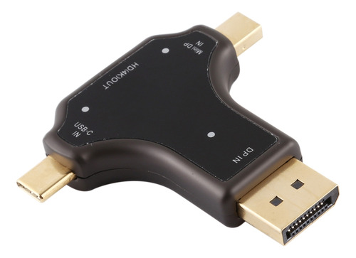 D63a Displayport + Mini Dp + Type-c M To Hdmi F Adapter