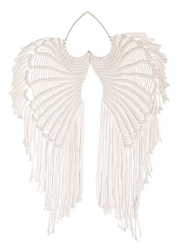 Macramé Colgante De Pared Con Ala De Ángel Elegante Con