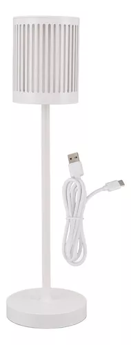 LáMpara De Mesa Recargable USB InaláMbrica,Lampara De Mesa LED Sin Cable  Exterior Regulable Luz Blanca CáLida Lamparas Sin Cables De Mesa Para