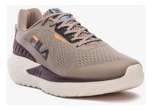 Tenis Fila Diffusion Masculino. Oliva/marrom Dark/azul Real Lisa 41 Br