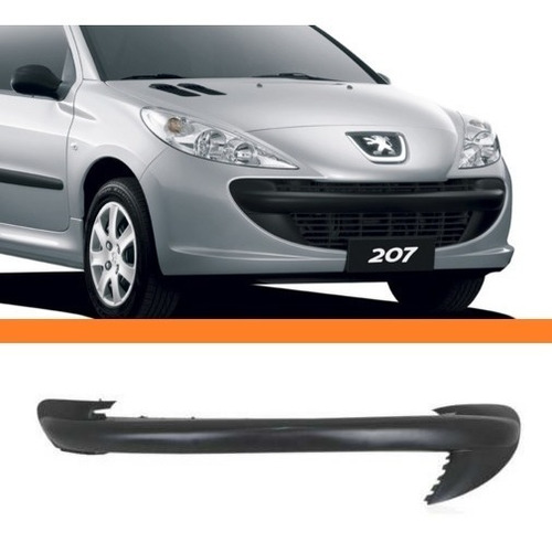 Moldura Acabamento Borrachão Dianteira Peugeot 207 08 A 13