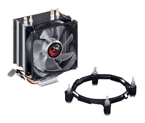 Imagem 4 de 6 de Cooler Para Processador Zero K Z2 92 Mm Led Vermelho