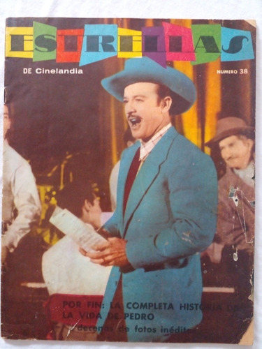 Revista Estrellas De Cinelandia 1961 Pedro Infante
