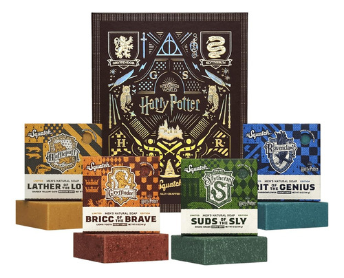 Dr. Squatch Soap Colección Harry Potter Con Caja De Coleccio