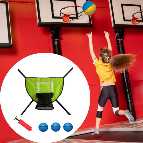 Juego De Aro De Baloncesto Para Trampolín, Baloncesto Azul
