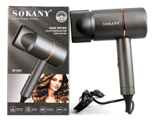 Secador De Cabello Portatil 1200w Sokany Hair Dryer Sk-2202