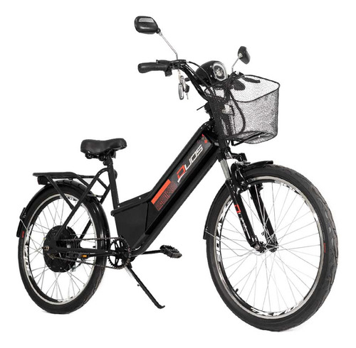 Bicicleta Elétrica - Confort - 800w - Preta - Duos Bikes