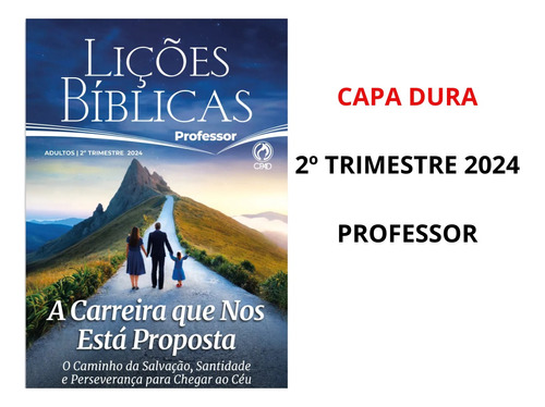 Revista Lições Bíblicas Adulto Professor Capa Dura Ebd Cpad