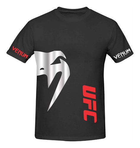 Playera Mod #1 Venum Ufc Fight Team Edición Reflejante