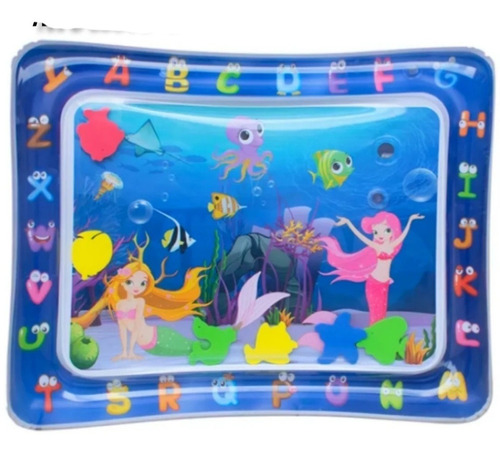 Alfombra De Agua Inflable Sensorial Para Bebe, Cojín De Agua