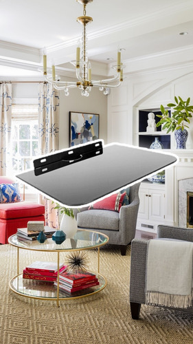 Imagen 2 de 4 de Soporte Pared Canalera Tv Box Play Xbox Dvd