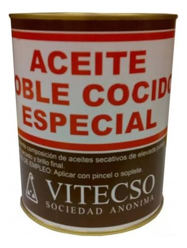 Aceite Lino Doble Cocido Especial Vitecso 4lt+1lija