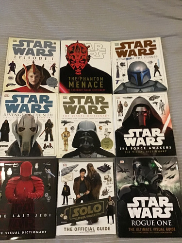 Star Wars Libros Dk - Coleccion De 9 - Visual Dictionary