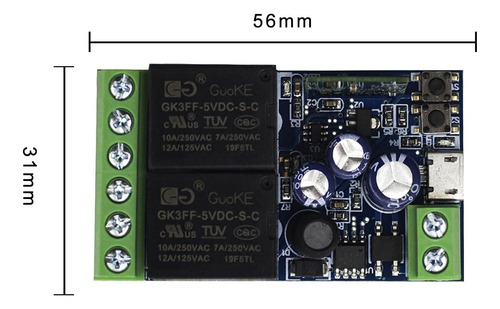 Ewelink - Módulo De Relé Inteligente Inalámbrico Wifi 5v/12v