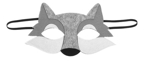 1 Uds. Máscara De Lobo Gery De Fieltro: Máscara De Lobo Másc