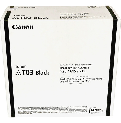 Cartucho De Tóner Negro Para Impresoras Canon Imagerunner