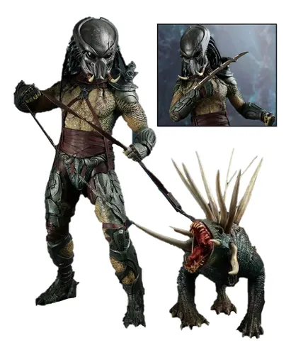 Action Figure Predador Tracker Hot Toys Boneco Alien Vs Avp
