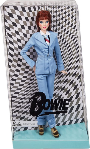 Barbie Signature Muñeca De David Bowie Con Traje Azul