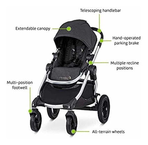 Cochecito Bebé City Select Baby Jogger. Segunda S/estrenar
