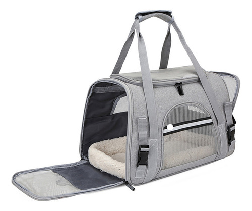 Bolsa Pet Transporte Viagem Avião Para Cães Gatos Mochila